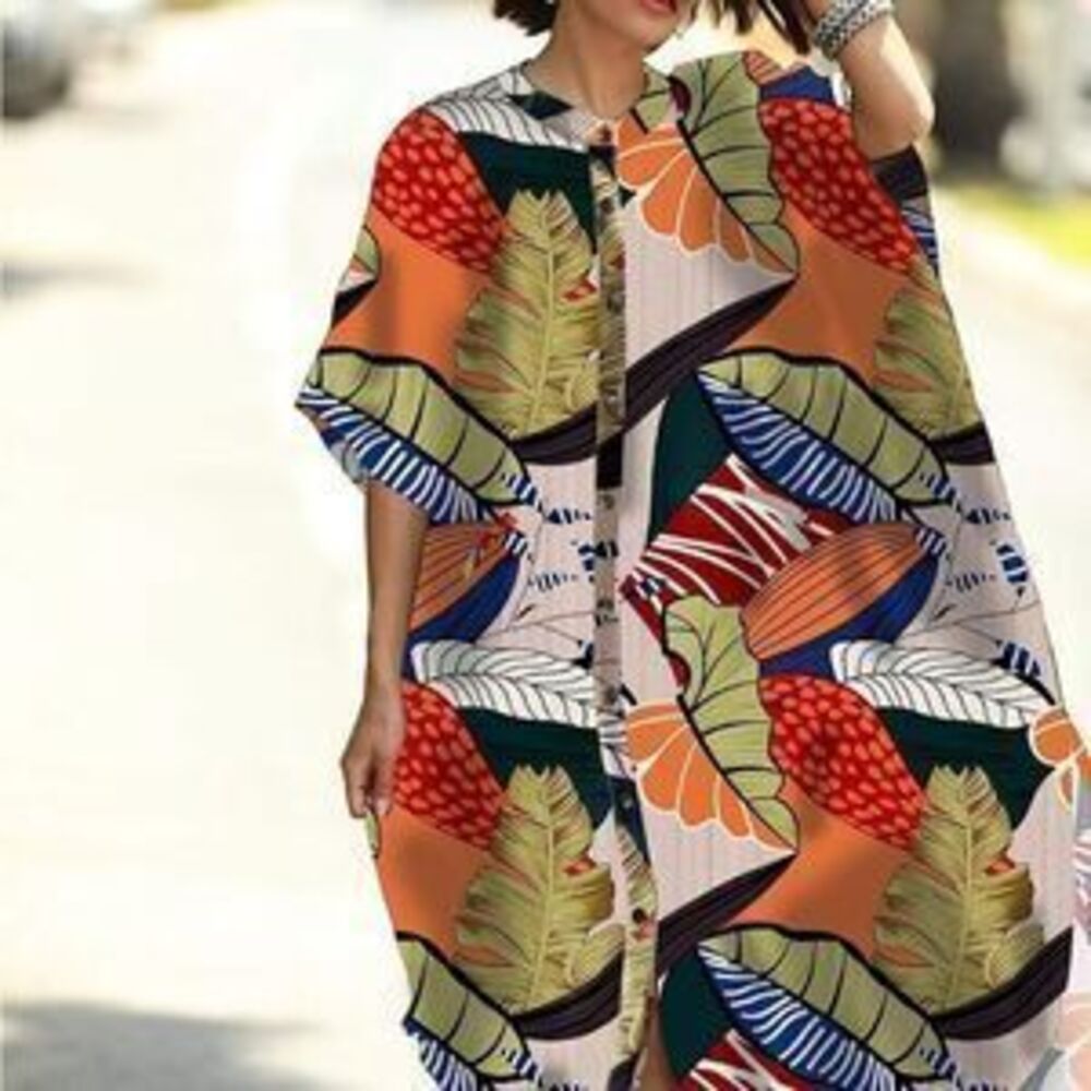Leafy?Beach?Kaftan? - Picture 3 of 4